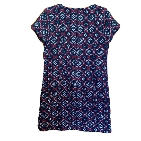 Ann Taylor LOFT Womens Size 8 Multicolor Textured Floral Print Sheath Dress - Picture 4 of 6